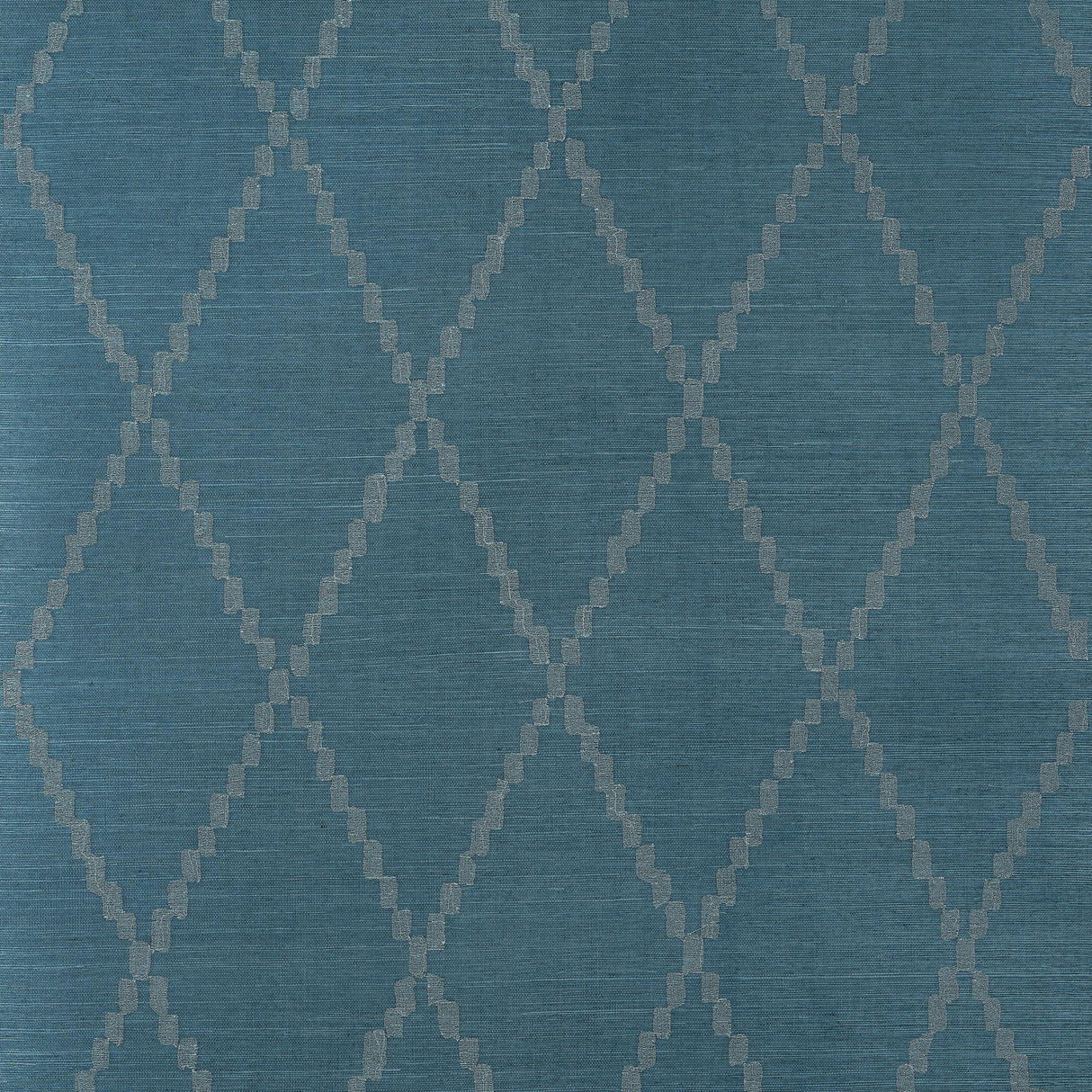 Anna French Ribbon Sisal Navy Wallpaper