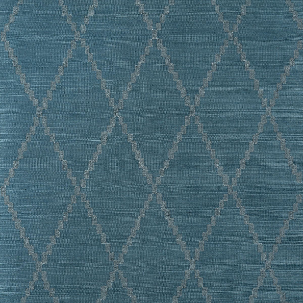 Anna French Ribbon Sisal Navy Wallpaper
