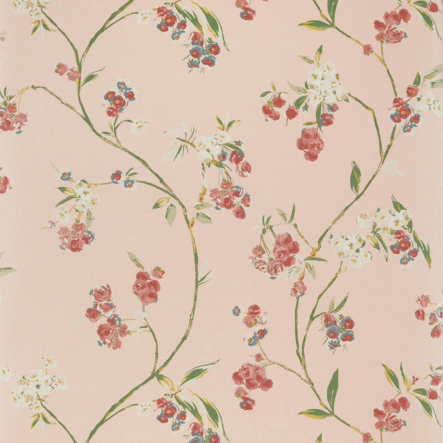 Anna French Edo Bloom Blush On Pearl Wallpaper