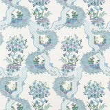 Anna French Antoinette Blue And Plum Wallpaper