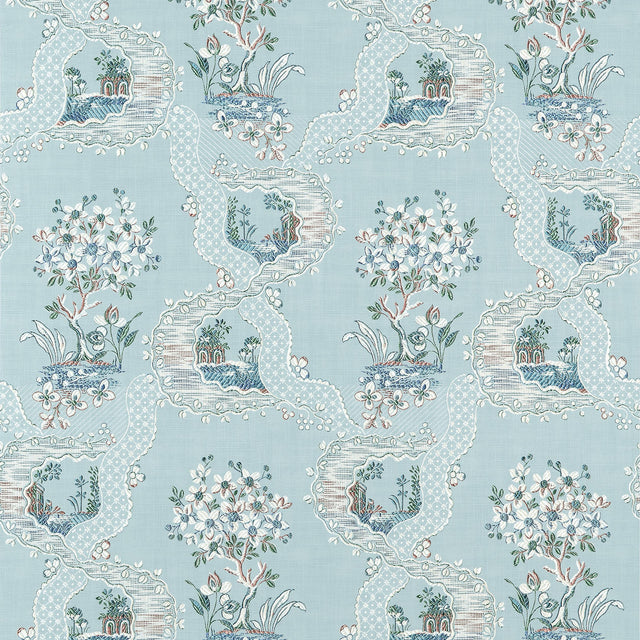 Anna French Antoinette Blue Wallpaper