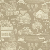 Anna French Farmingdale Beige Wallpaper