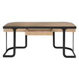 NOIR Hamilton Desk White Oak