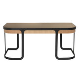 NOIR Hamilton Desk White Oak