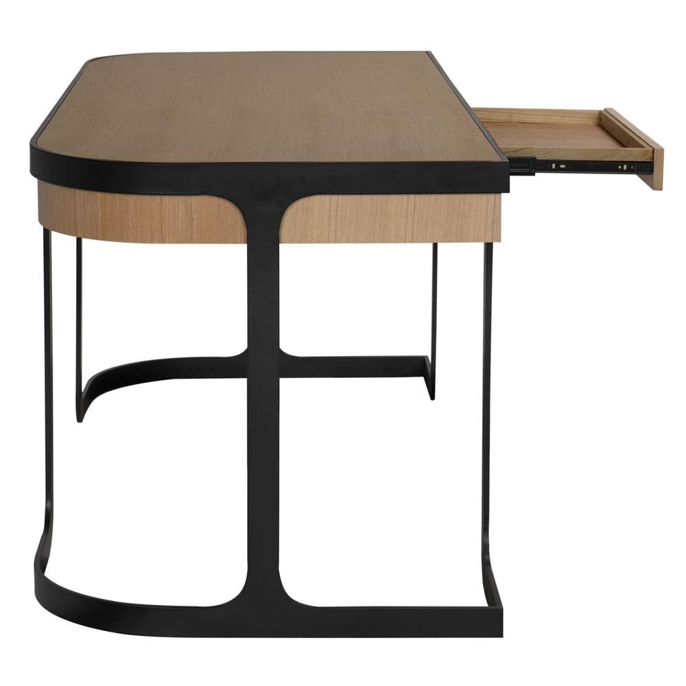 NOIR Hamilton Desk White Oak