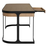 NOIR Hamilton Desk White Oak