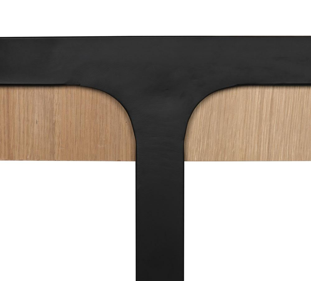 NOIR Hamilton Desk White Oak