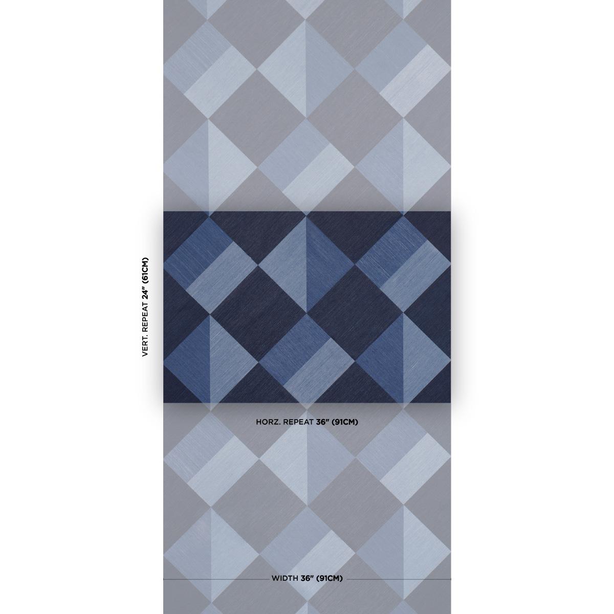 Schumacher Backdrop X Schumacher Maestro Formentera Wallpaper