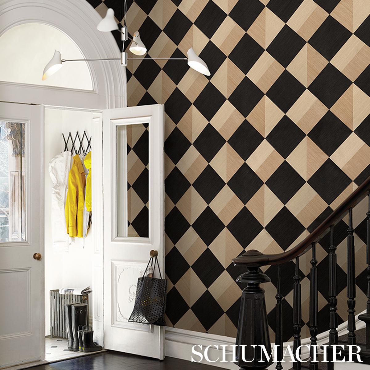Schumacher Backdrop X Schumacher Maestro Dark Arts Wallpaper