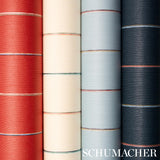 Schumacher Backdrop X Schumacher Draper Stripe Bada Bing! Wallpaper