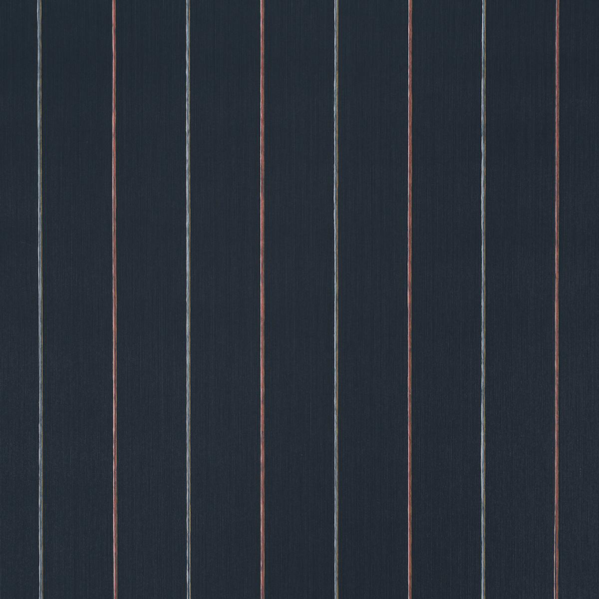 Schumacher Backdrop X Schumacher Draper Stripe Surf Camp Wallpaper