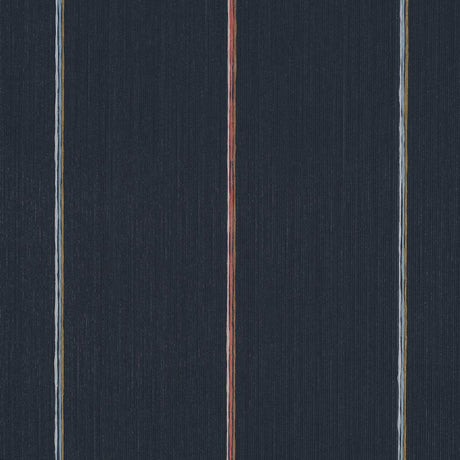 Schumacher Backdrop X Schumacher Draper Stripe Surf Camp Wallpaper