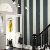 Schumacher Backdrop X Schumacher Backdrop Painter'S Stripe Rococo Wallpaper