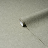 Schumacher Dunbar Shagreen Vinyl Olive Wallpaper
