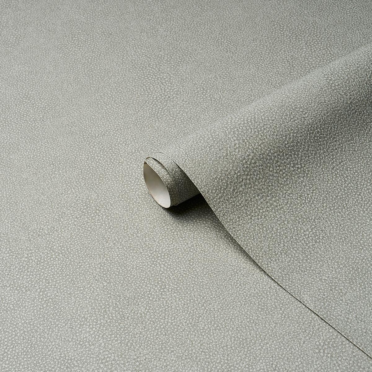 Schumacher Dunbar Shagreen Vinyl Haze Wallpaper