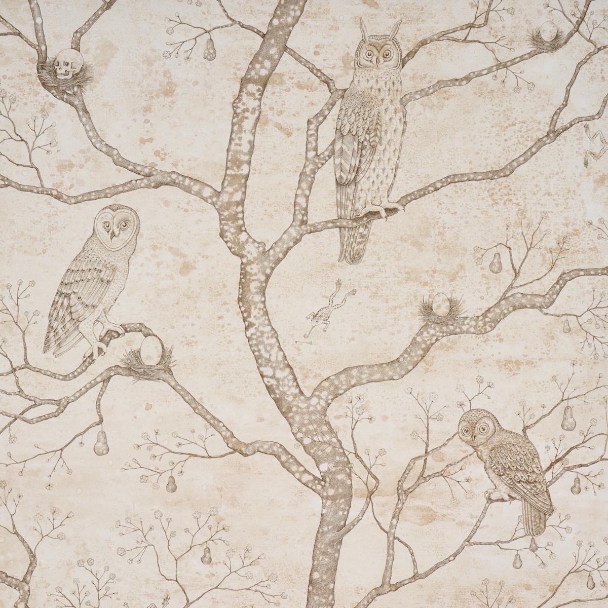 Schumacher Lattesa Nella Notte Ivory Wallpaper
