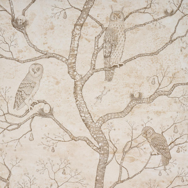 Schumacher Lattesa Nella Notte Ivory Wallpaper