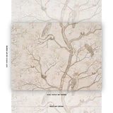 Schumacher Lattesa Nella Notte Ivory Wallpaper
