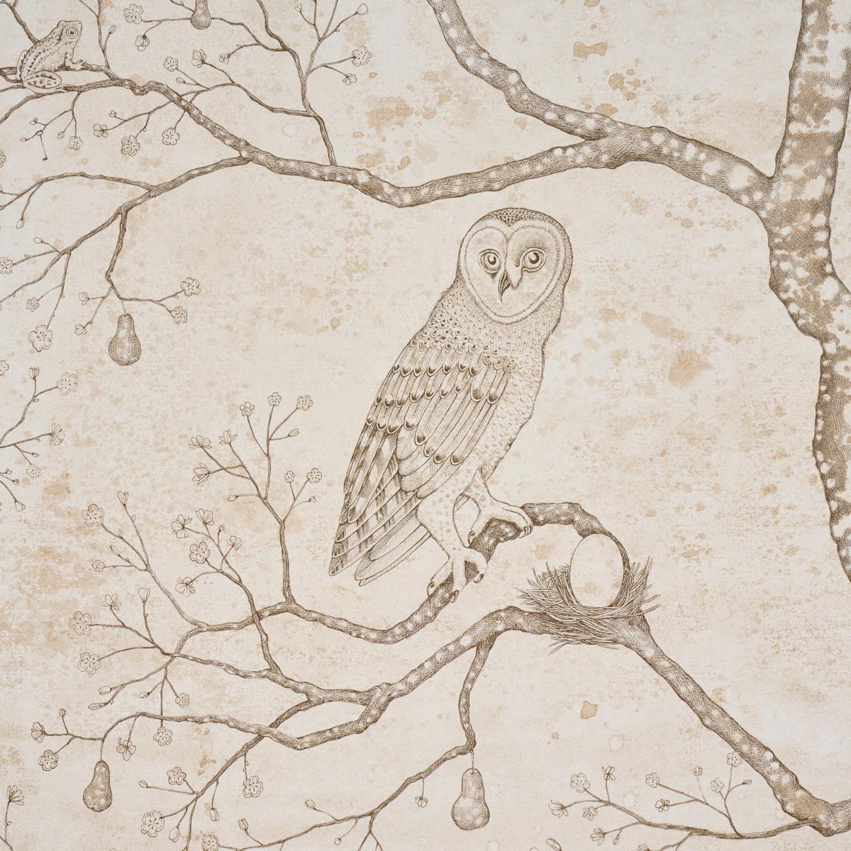 Schumacher Lattesa Nella Notte Ivory Wallpaper