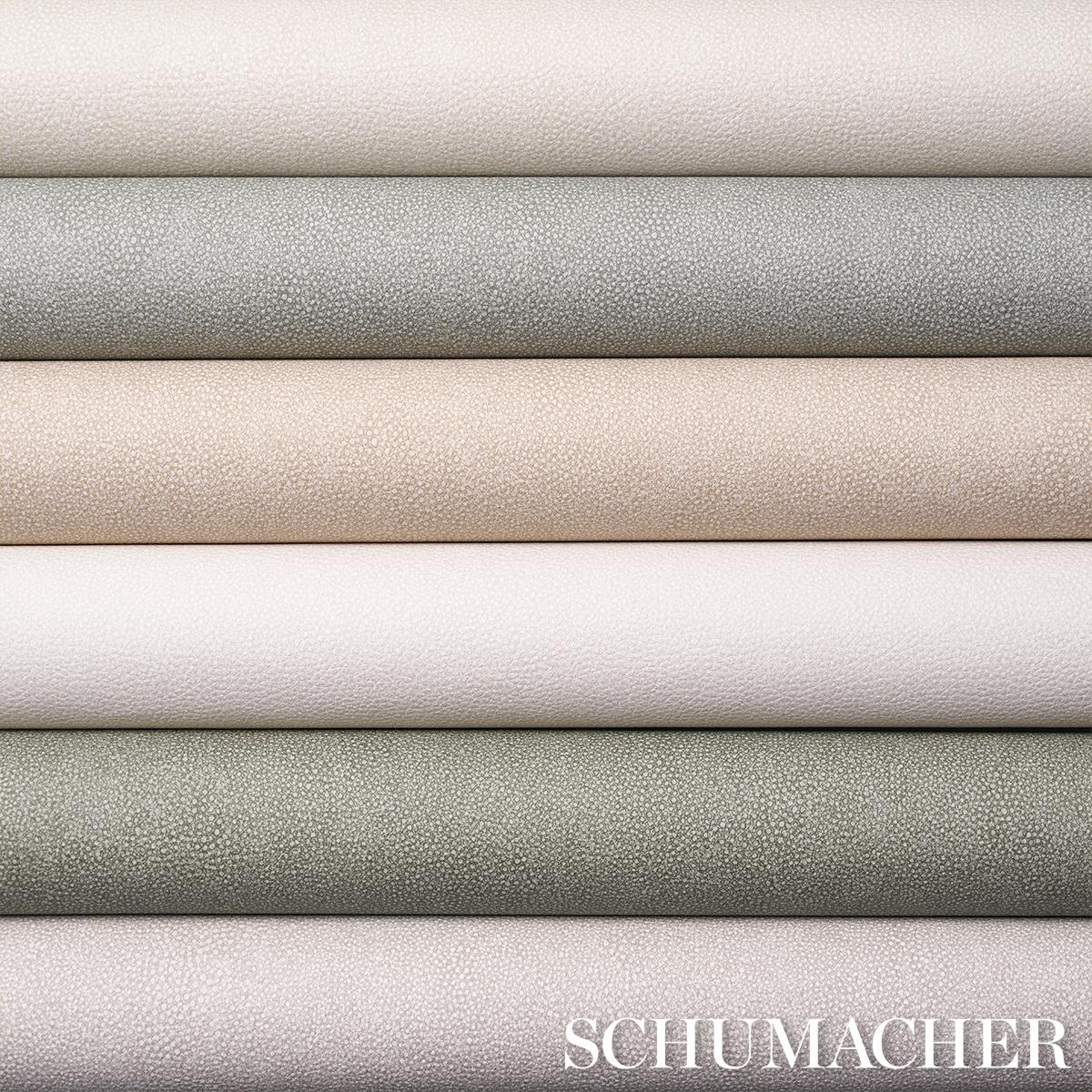 Schumacher Dunbar Shagreen Vinyl Sandstone Wallpaper