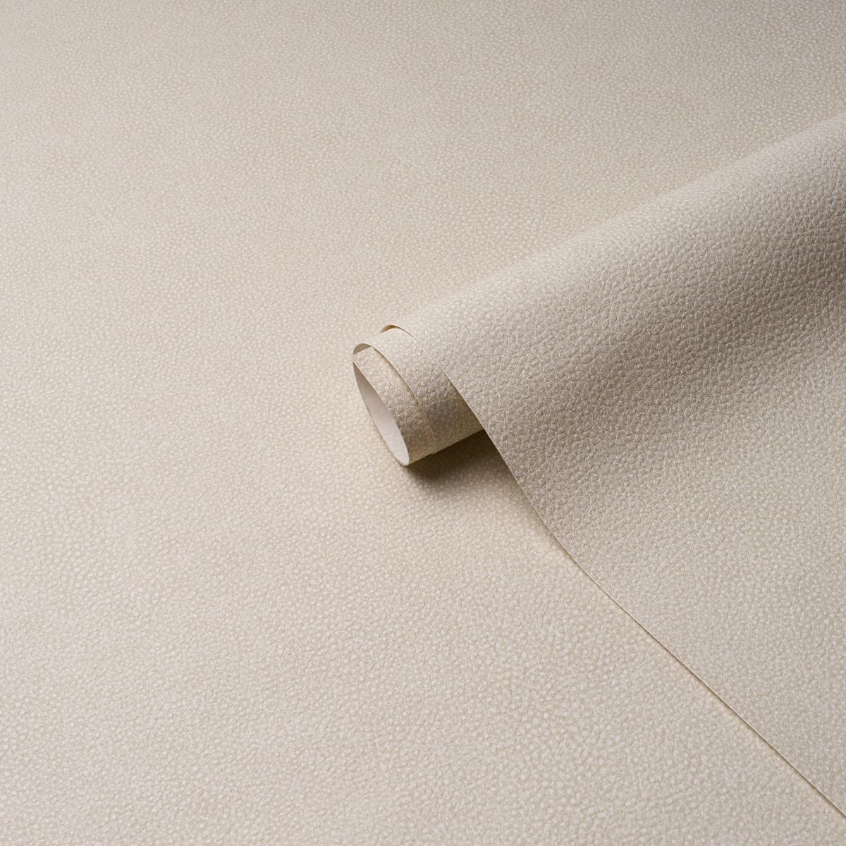 Schumacher Dunbar Shagreen Vinyl Alabaster Wallpaper