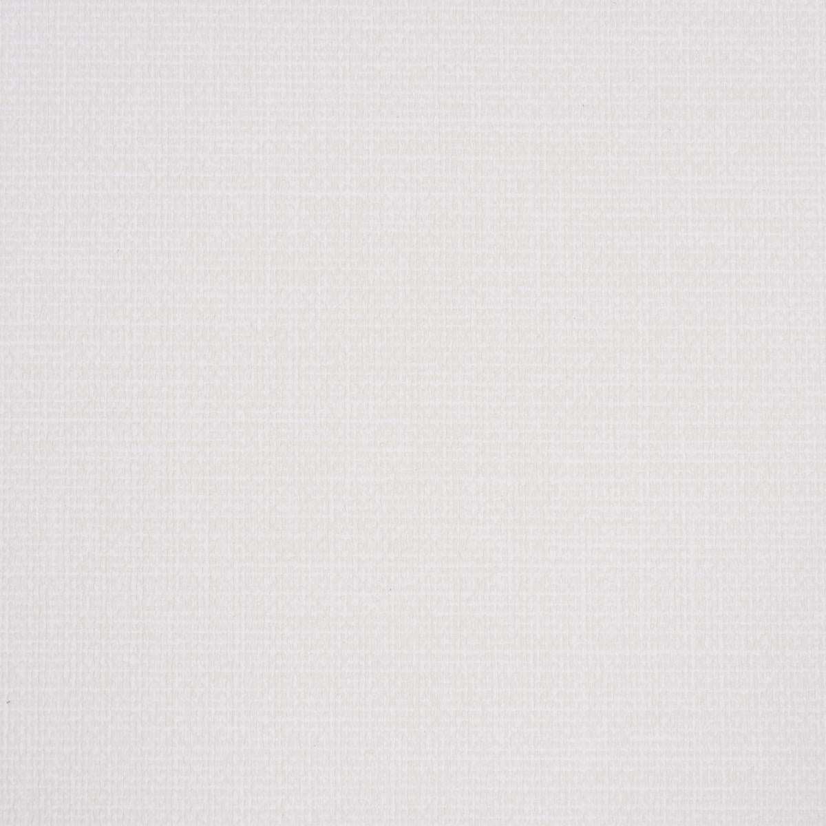 Schumacher Linen Gesso Vinyl Ivory Wallpaper