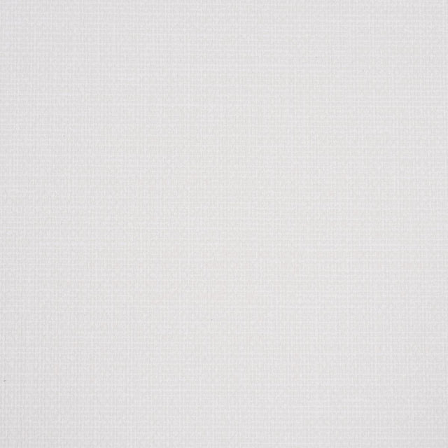 Schumacher Linen Gesso Vinyl Ivory Wallpaper