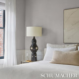 Schumacher Dunbar Shagreen Vinyl Pearl Wallpaper