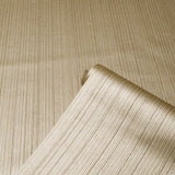 Schumacher Rimini Rib Vinyl Gold Wallpaper