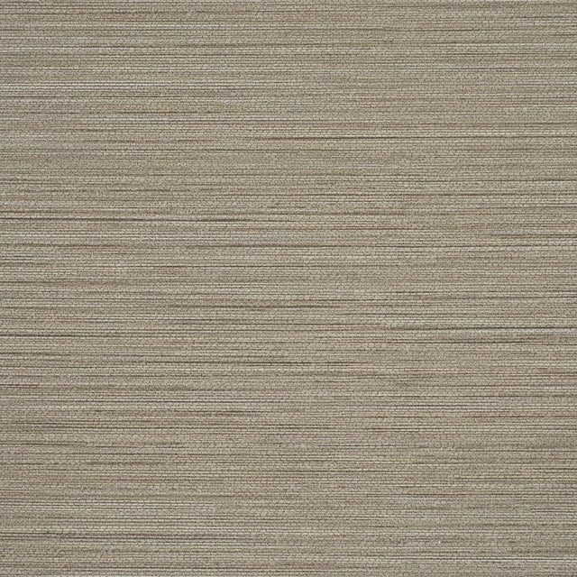 Schumacher Abaca Fine Weave Vinyl Taupe Wallpaper