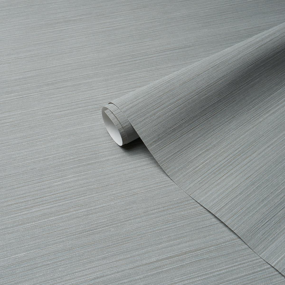 Schumacher Abaca Fine Weave Vinyl Haze Wallpaper