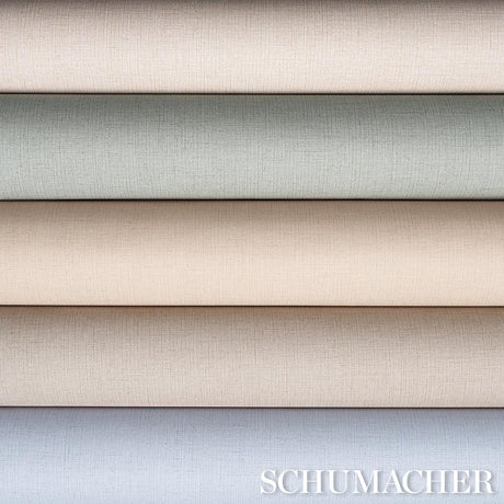 Schumacher Banbridge Linen Vinyl Sand Wallpaper