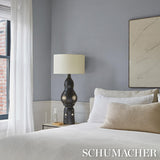 Schumacher Banbridge Linen Vinyl Chambray Wallpaper