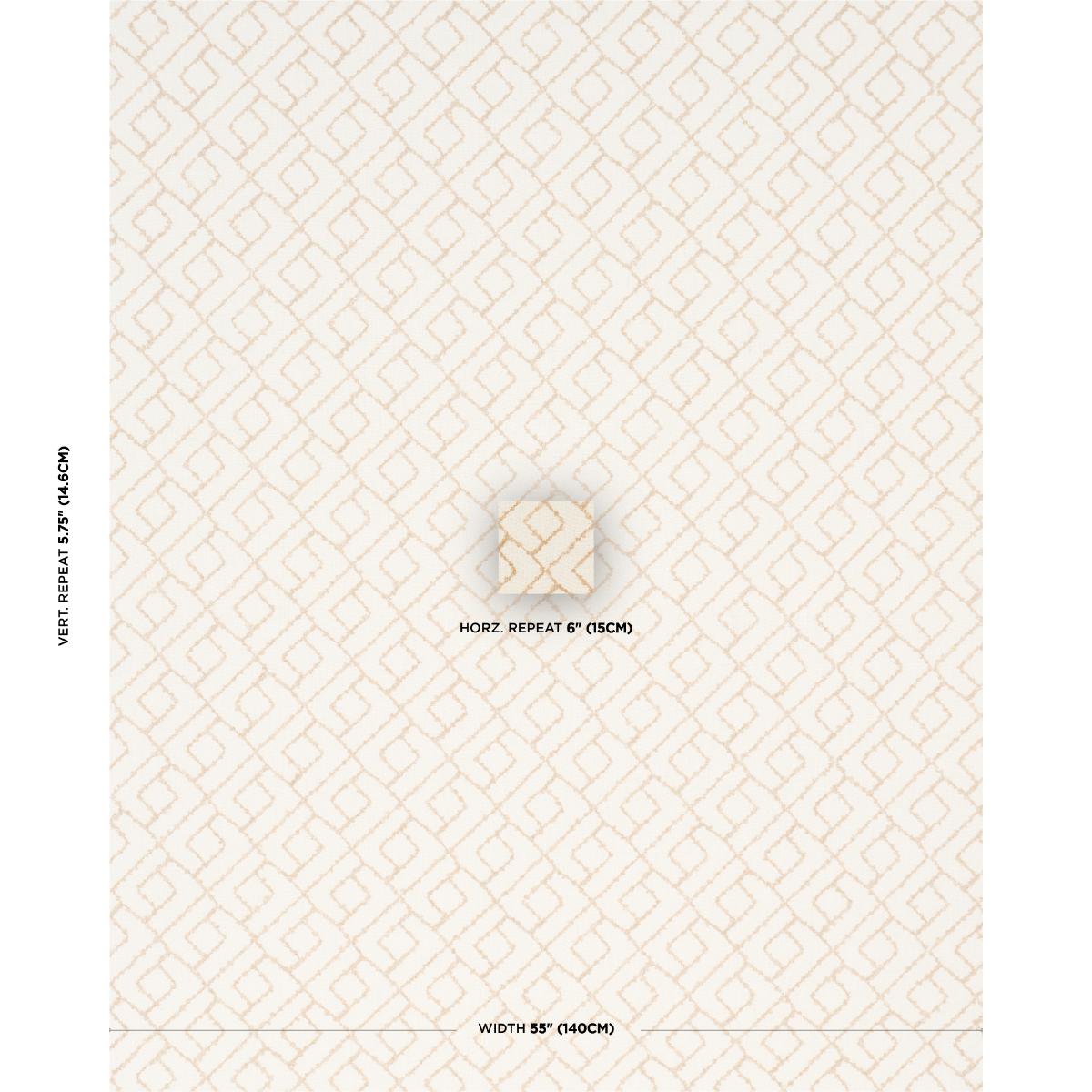 Schumacher Durant Embroidery Ochre Fabric