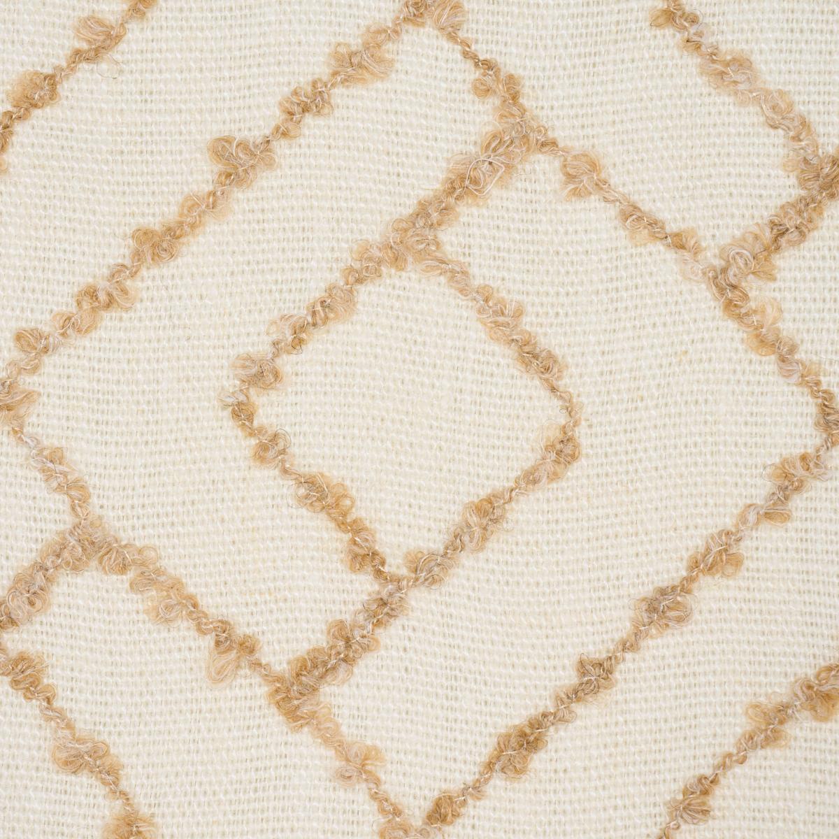 Schumacher Durant Embroidery Ochre Fabric