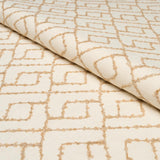 Schumacher Durant Embroidery Ochre Fabric