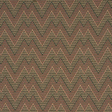 Schumacher Alpine Peaks Chevron Terracotta Desert Fabric