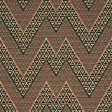 Schumacher Alpine Peaks Chevron Terracotta Desert Fabric