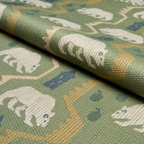 Schumacher Bear Brigade Forest Fabric
