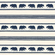 Schumacher Koda Stripe Indigo Fabric