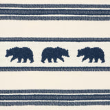 Schumacher Koda Stripe Indigo Fabric