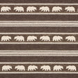Schumacher Koda Stripe Coffee Fabric