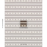 Schumacher Koda Stripe Coffee Fabric