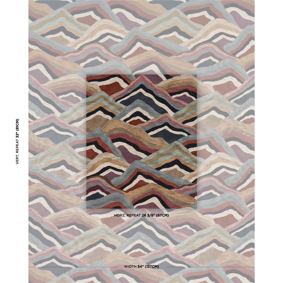 Schumacher Avala Hills Earthy Multi Fabric