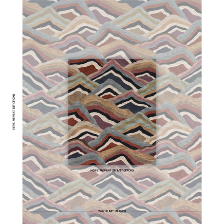 Schumacher Avala Hills Earthy Multi Fabric