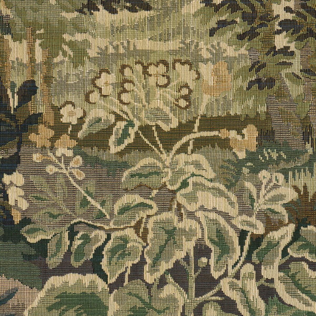 Schumacher Flemish Tapestry Vert Fabric