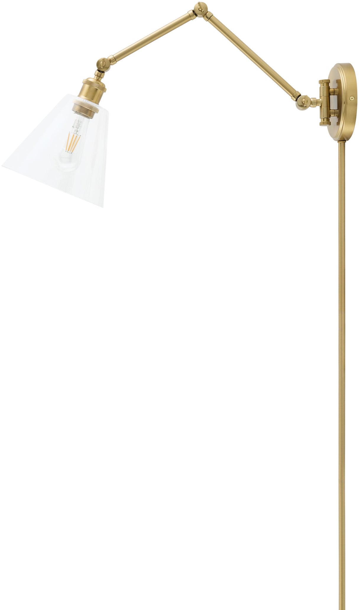 Surya Malinao MLN-001 8"L x 31"W x 8"H Wall Sconce