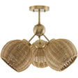 Surya Pawa PWA-001 20"L x 20"W x 16"H Ceiling Light