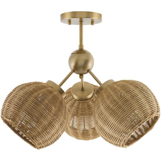 Surya Pawa PWA-001 20"L x 20"W x 16"H Ceiling Light