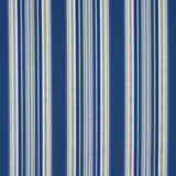 Schumacher Wellington Stripe Blue Fabric